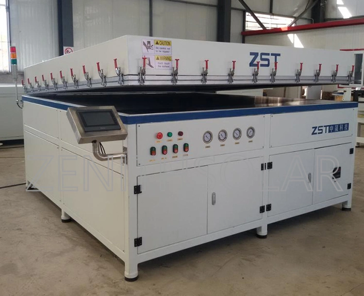 Zst Qinhuangdao Manufactured Small Semi Auto Solar Panel Laminator